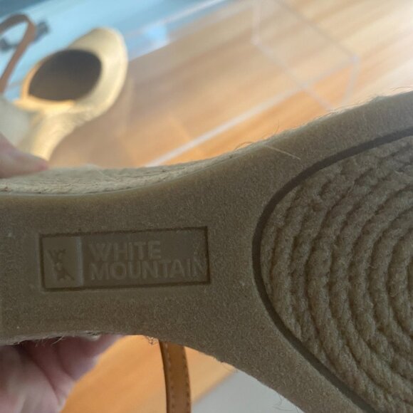 WHITE MOUNTAIN Mamba Espadrille Wedge Sandal | Size 9.5 - Picture 9 of 10